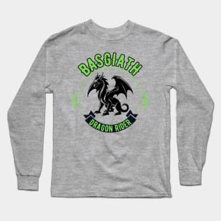 Basgiath Dragon Rider Green Long Sleeve T-Shirt